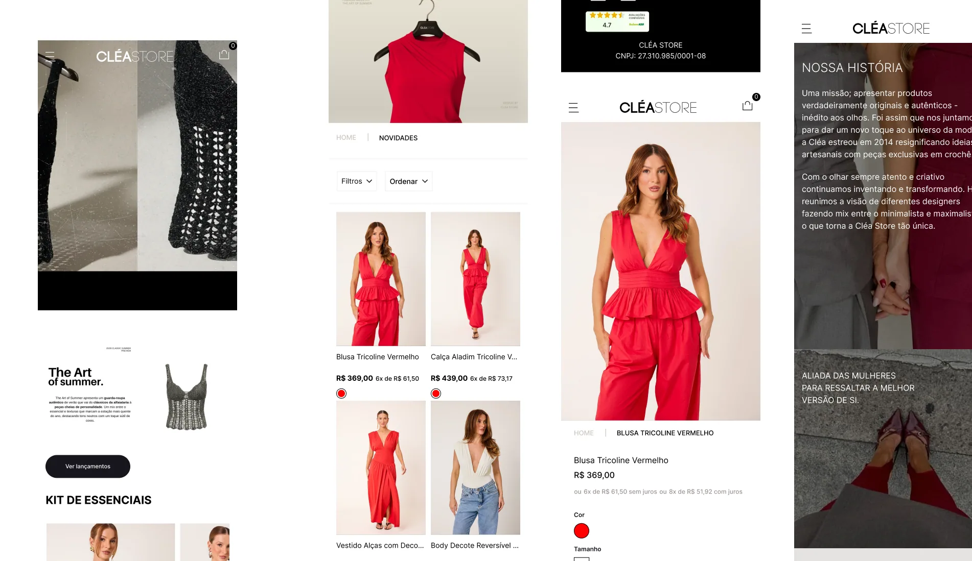 Cléa Store - tela 3